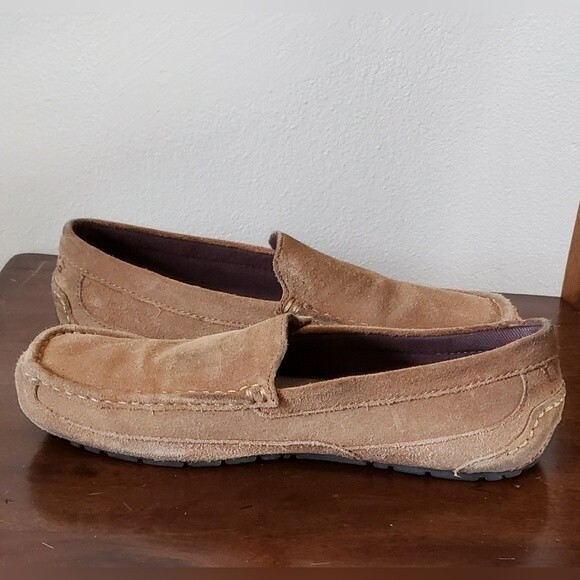 UGG Australia Alder Faux Shearling Lined Suede Men's Slipper Size 10 - Picture 5 of 13